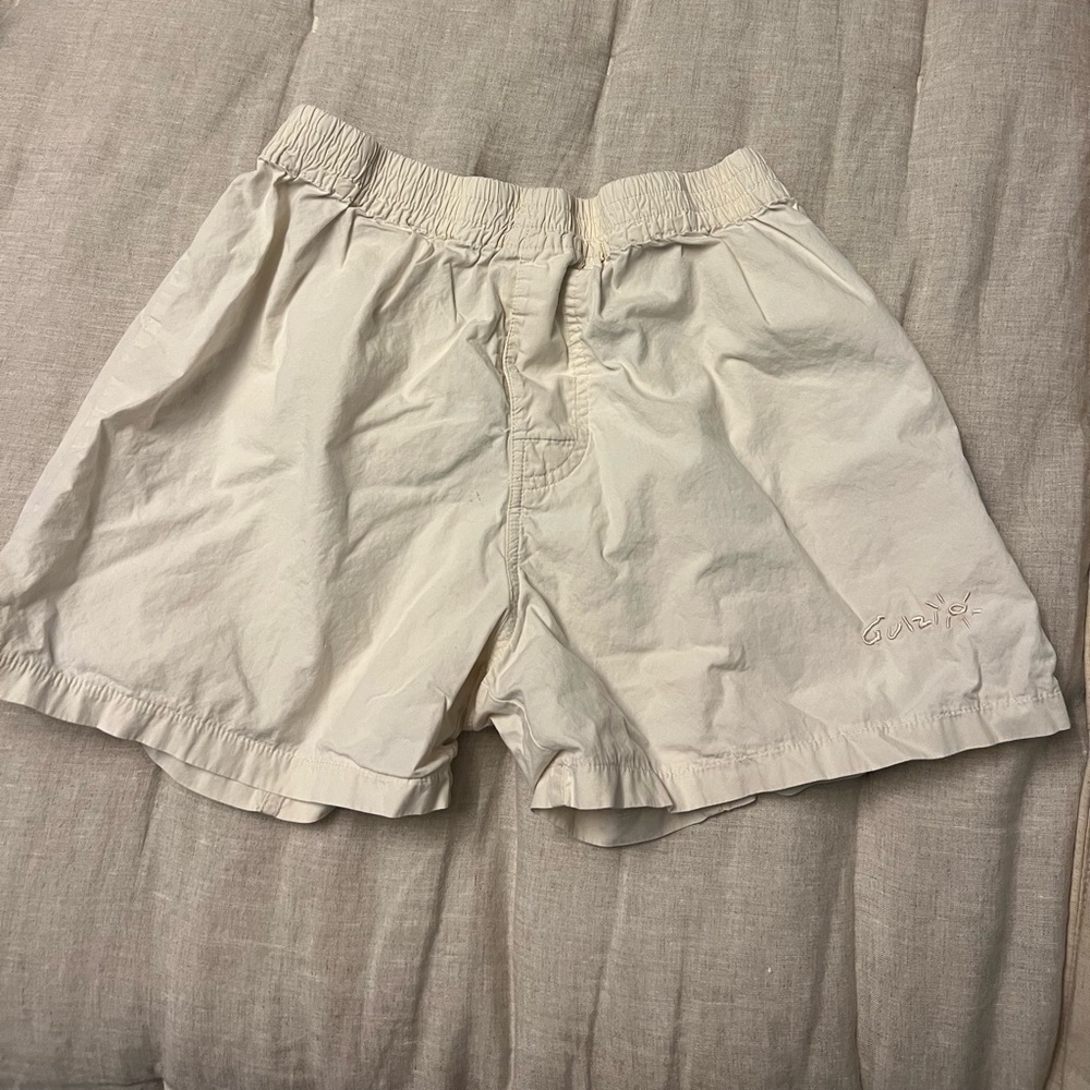Danielle Guizio Tan boxer shorts